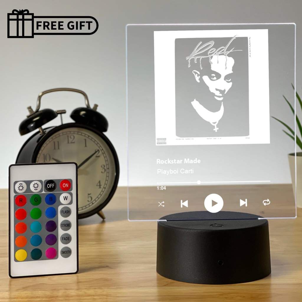 The Wave Lights Night Light Original (5x6 inches) Custom Album Cover Night Light