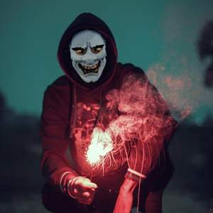 The Wave Lights Face Mask Shifting LED Face Mask