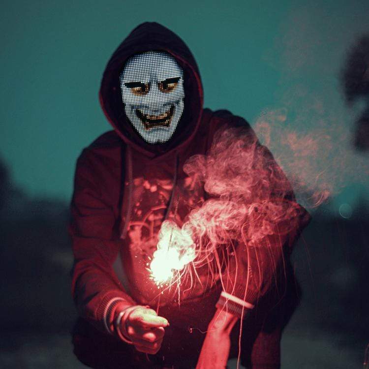 The Wave Lights Face Mask Shifting LED Face Mask