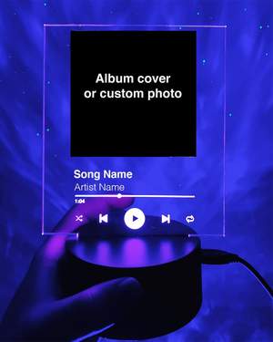 The Wave Lights Night Light Custom Album Cover Night Light