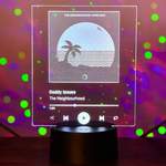 The Wave Lights Night Light Custom Album Cover Night Light