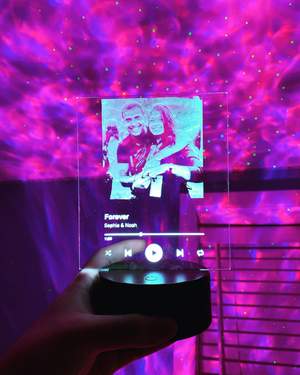The Wave Lights Night Light Custom Album Cover Night Light