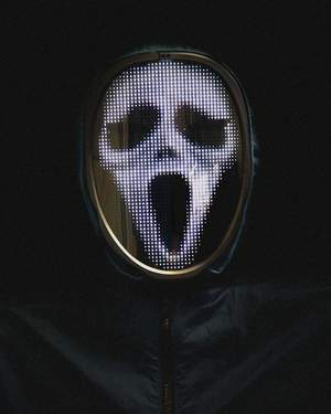 The Wave Lights Face Mask Shifting LED Face Mask