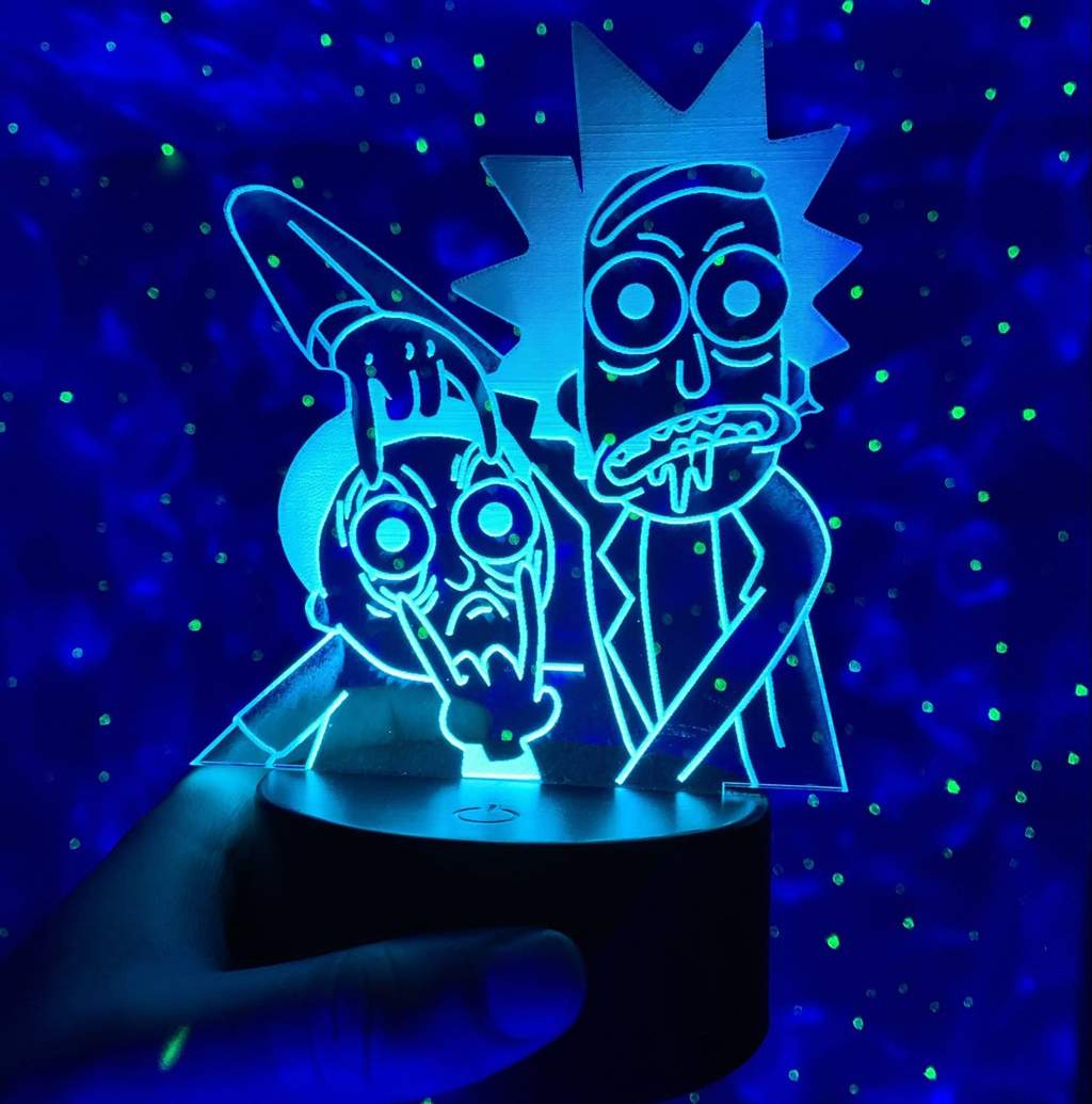 The Wave Lights Night Light Custom Character Lamp