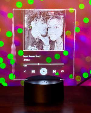 The Wave Lights Night Light Custom Album Cover Night Light