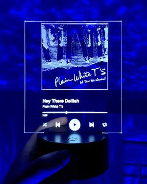 The Wave Lights Night Light Custom Album Cover Night Light
