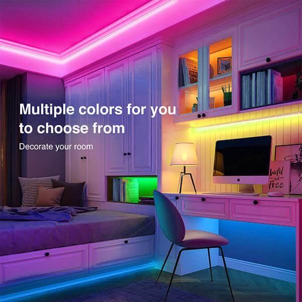 LED Strip Light With Remote Control | Colored Lights for Rooms