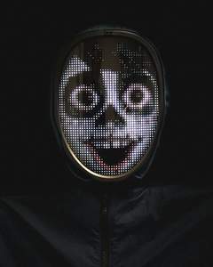The Wave Lights Face Mask Shifting LED Face Mask
